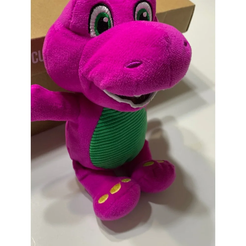 Fisher Price Barney Plush Purple‎ Dinosaur Stuffed Animal 11 inch HVF40 2024